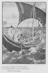 Illustration für Popes Odyssee von Homer (Lithografie) von Walter Paget