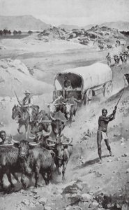 Der große Buren-Trek nach Natal in 1835-36 von Walter Paget
