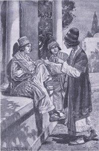 Das Versprechen der drei Kameraden, Illustration aus My Magazine von Walter Paget