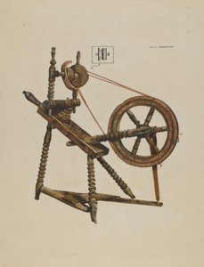 Spielzeugspinnrad