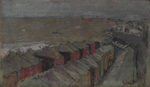 Badehütten, Dieppe, ca. 1890