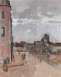 Dieppe, Blick auf St. Jacques, ca. 1898 von Walter Richard Sickert