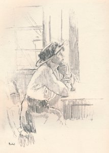 Mädchen in Gedanken, ca. 1911, 1931