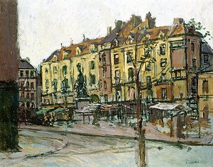 La Place Nationale mit le Grande Duquesne, Dieppe von Walter Richard Sickert