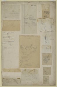 Mehrere Studien von Walter Richard Sickert