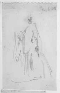 Skizze einer weiblichen Figur