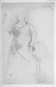 Skizze einer weiblichen Figur