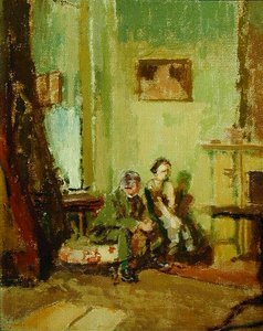 Die Geschichte erzählen, ca. 1914 von Walter Richard Sickert