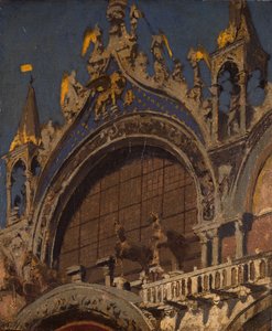 Die Pferde von St. Markus, Venedig von Walter Richard Sickert