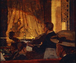 Die Grube im alten Bedford, ca. 1889 von Walter Richard Sickert