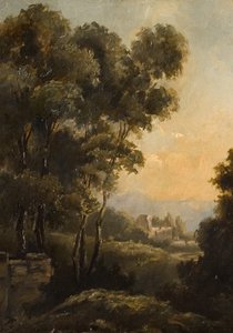 Studie eines Baumes (nach Richard Wilson) von Walter Scott