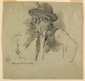 Ein bayerischer Bauer von Walter Shirlaw