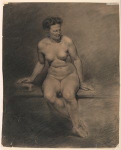 Nackte Frau