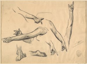 Studien von Frauenbeinen