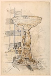 Studie des Beckens, Dom von Siena von Walter Shirlaw