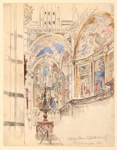 Studie des Doms von Siena von Walter Shirlaw