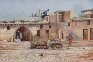 Ein Khan in Damaskus von Walter Spencer Stanhope Tyrwhitt