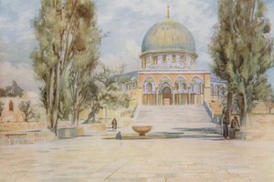 Felsendom von der Moschee El Aksa, Jerusalem von Walter Spencer Stanhope Tyrwhitt