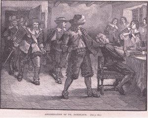 Ermordung von Dr. Dorislaus AD 1649 von Walter Stanley Paget