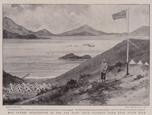 Unsere neueste Errungenschaft im Fernen Osten, Tolo Harbour vom Flag Staff Hill von Walter Stanley Paget