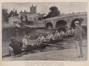 Üben für die Regatta in Henley von Walter Stanley Paget