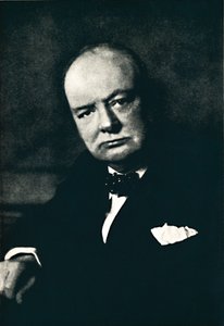 Der Rt. Hon. Winston S. Churchill, P.C., C.H., F.R.S., M.P., 1941, 1945 von Walter Stoneman