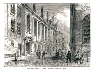 Merchant Taylors School, Suffolk Lane von Walter Thornbury