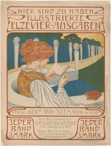 Plakat der Verlagsgesellschaft Hermann Seemann Nachfolger
