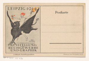 Genius auf einem Greif von Walter Tiemann
