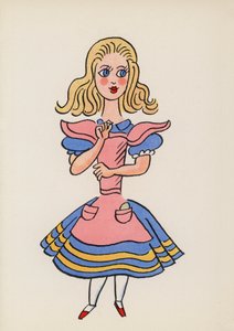 Figuren aus Kinderbüchern: Alice im Wunderland