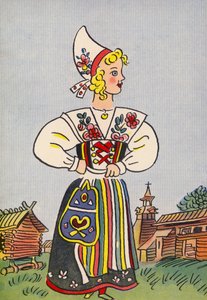 Walter Triers verrückte Kostüme: Schweden von Walter Trier