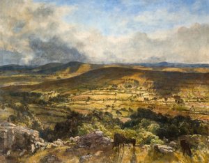 Widecombe In The Moor, Devon von Walter Westley Russell
