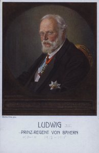 Ludwig III., letzter König von Bayern, als Prinzregent von Walther Firle