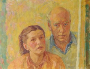 Doppelbildnis Walter und Grete Gamerith von Walther Gamerith