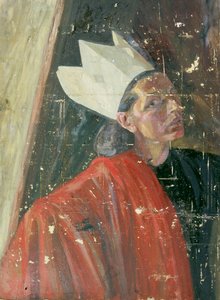 Frau in Kostüm