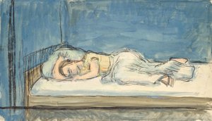Ruhende Frau von Walther Gamerith