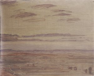Trübe Landschaft bei Eggenburg von Walther Gamerith