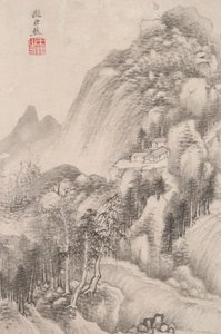 Landschaft im Stil verschiedener alter Meister: Landschaft nach Juran (aktiv im 10. Jahrhundert n. Chr.)