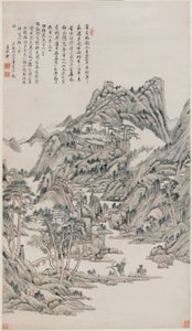 Landschaft von Wang Yuanqi