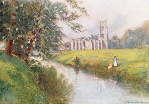Fountains Abbey von Südosten