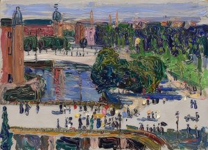 Amsterdam - Blick aus dem Fenster von Wassily Kandinsky