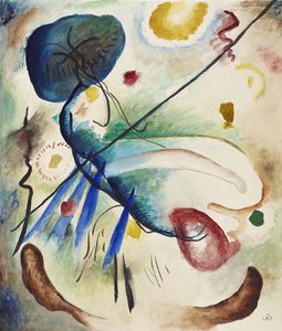 Aquarell mit Strich, 1912 von Wassily Kandinsky