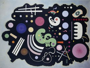 Schwarzes Patchwork von Wassily Kandinsky