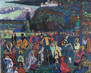 Buntes Leben, 1907 von Wassily Kandinsky