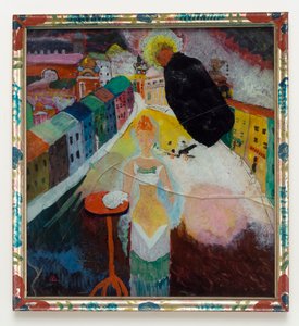 Dame in Moskau von Wassily Kandinsky