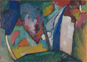 Der Wasserfall von Wassily Kandinsky