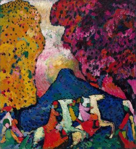 Der blaue Berg von Wassily Kandinsky
