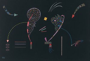 Deux Côtes von Wassily Kandinsky