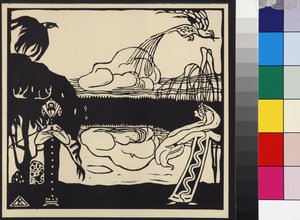 Zwei Vögel von Wassily Kandinsky