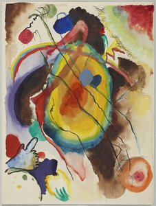 Entwurf zu einem Wandbild für Edwin R. Campbell von Wassily Kandinsky